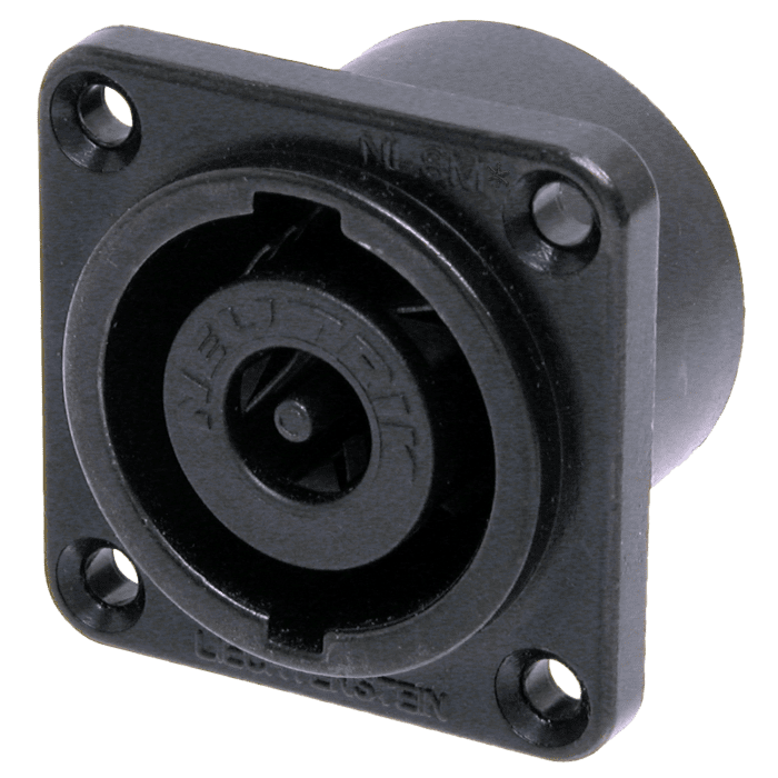 Neutrik NL4FC - Speakon connector 4-polig, vrouwelijk Neutrik NL4FC - Speakon connector 4-polig, vrouwelijk